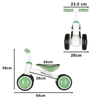 Rowerek biegowy Trike Fix Tiny V2 rower jeździk zielony
