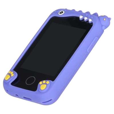 Smartphone for kids with camera 8GB memory card blue dinosaur