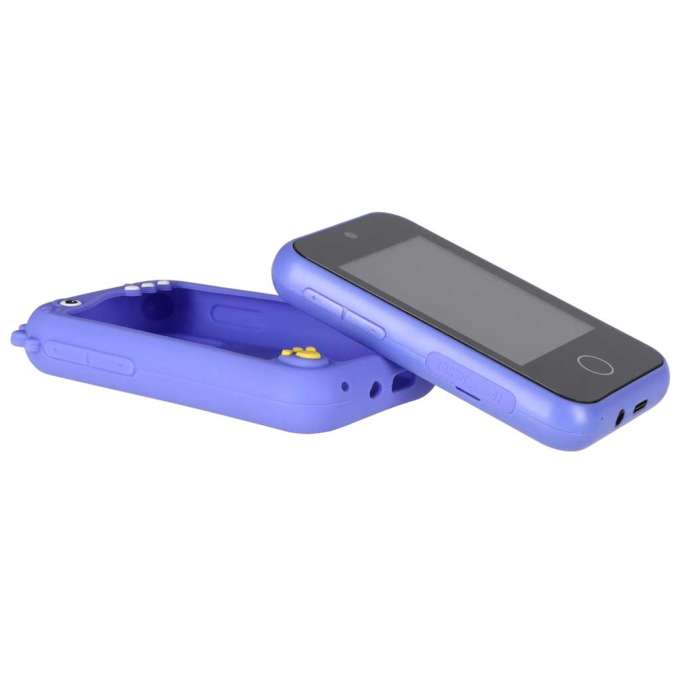 Smartphone for kids with camera 8GB memory card blue dinosaur