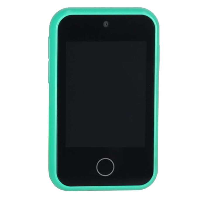Smartphone for kids with camera 8GB memory card green dinosaur