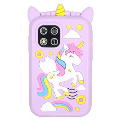 Smartphone for kids with camera 8GB memory card purple unicorn