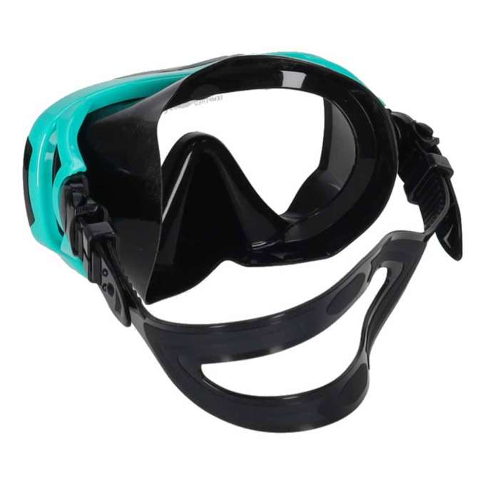 Snorkel mask goggles snorkel tube set blue-black
