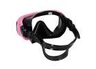 Snorkel mask goggles snorkel tube set pink and black 4