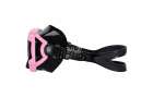 Snorkel mask goggles snorkel tube set pink and black 5