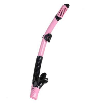 Snorkel mask goggles snorkel tube set pink and black