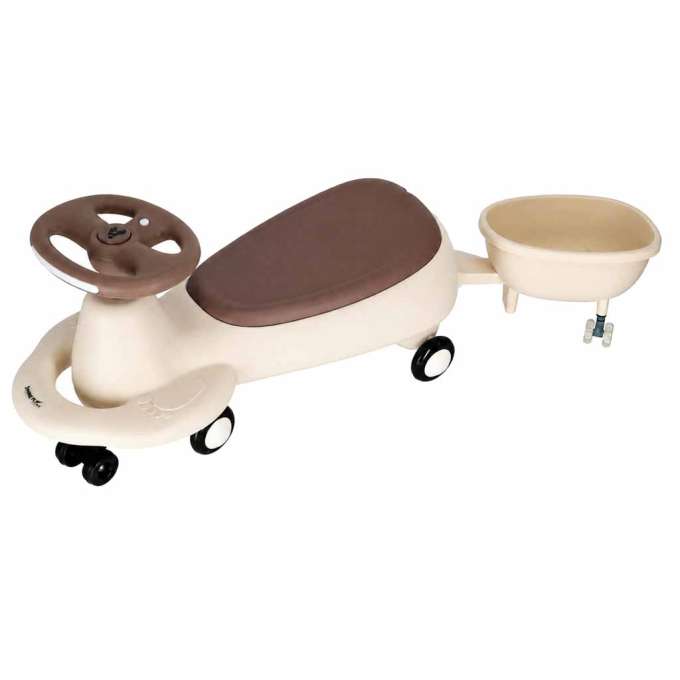 Swing Fix S5 LED Gravity Ride-On with Trailer Glowing Wheels and Music