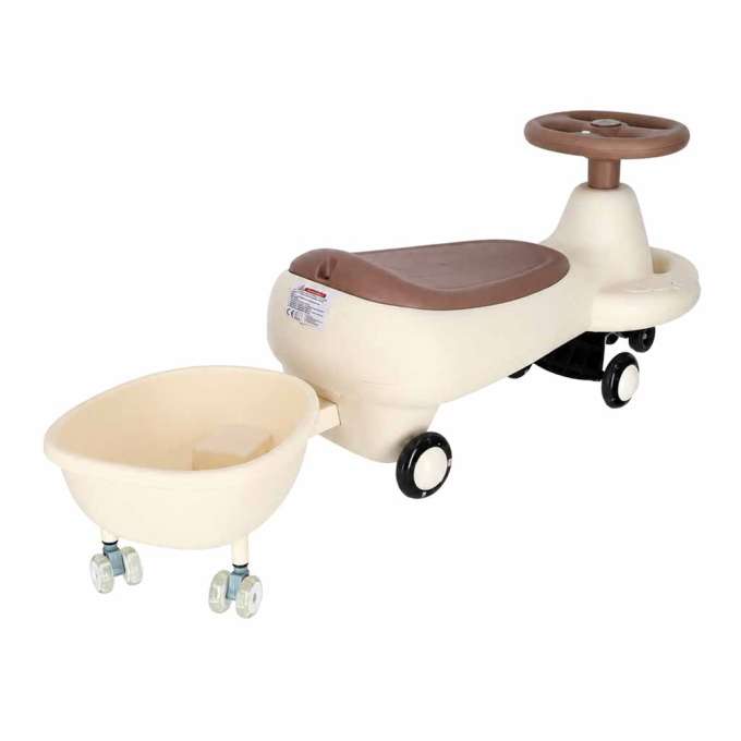 Swing Fix S5 LED Gravity Ride-On with Trailer Glowing Wheels and Music