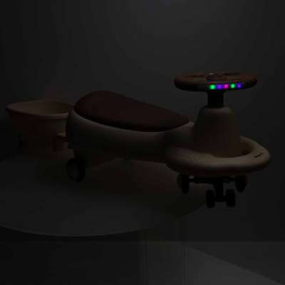 Swing Fix S5 LED Gravity Ride-On with Trailer Glowing Wheels and Music