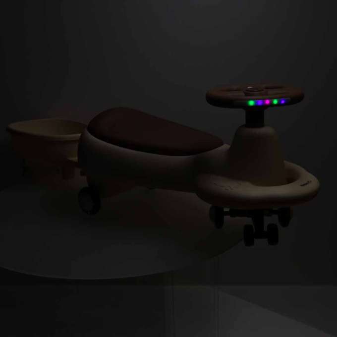 Swing Fix S5 LED Gravity Ride-On with Trailer Glowing Wheels and Music