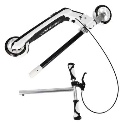 TRIKE FIX children's scooter two-wheel LED folding double brakes black