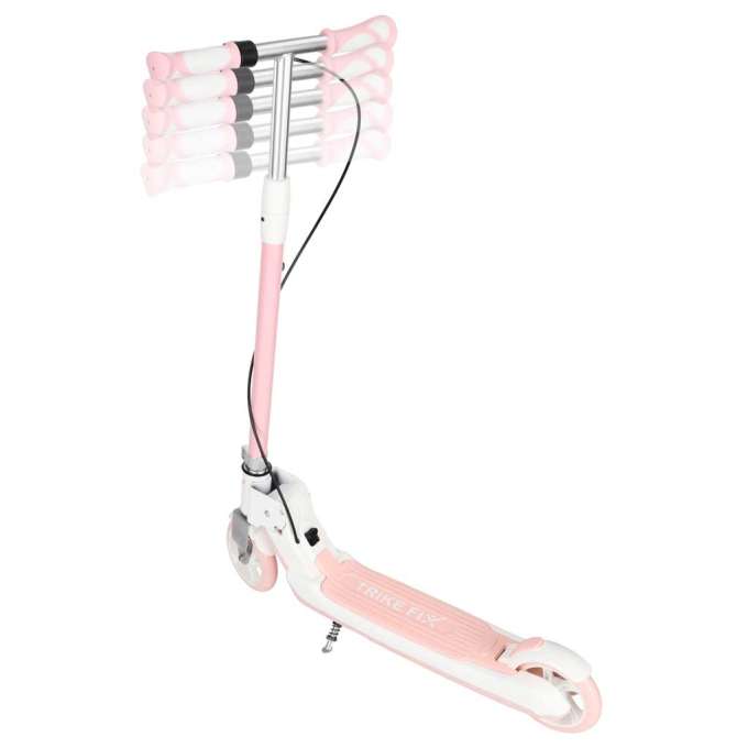 TRIKE FIX children's scooter two-wheel LED folding double brakes pink