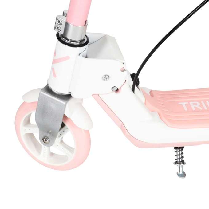 TRIKE FIX children's scooter two-wheel LED folding double brakes pink