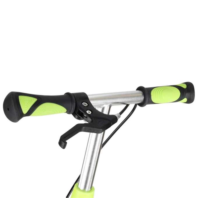 TRIKE FIX kids scooter two-wheel LED folding double brakes neon green
