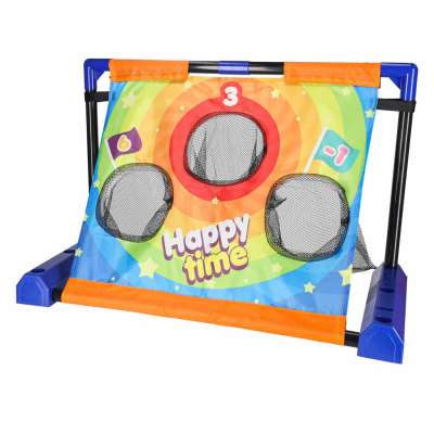 Throwing at points moving target bags