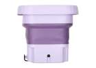 Travel automatic washing machine mini portable folding 8l purple 4
