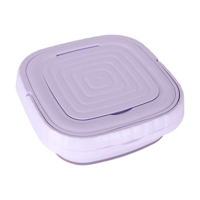 Travel automatic washing machine mini portable folding 8l purple