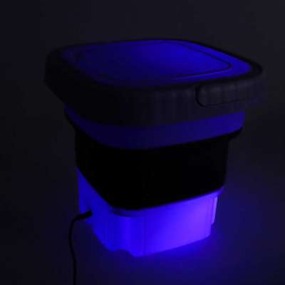 Travel automatic washing machine mini portable folding 8l purple