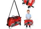 Travel suitcase for children on wheels hand luggage motorbike 1