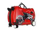 Travel suitcase for children on wheels hand luggage motorbike 10
