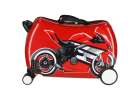 Travel suitcase for children on wheels hand luggage motorbike 12