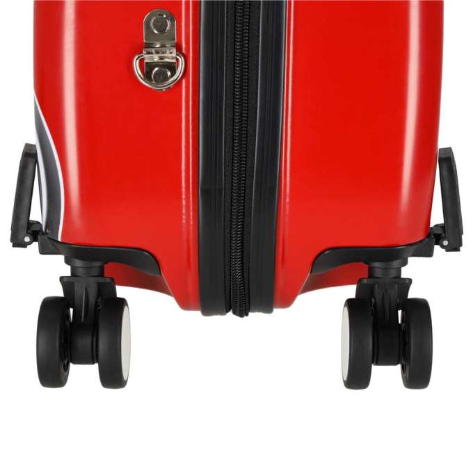 Travel suitcase for children on wheels hand luggage motorbike