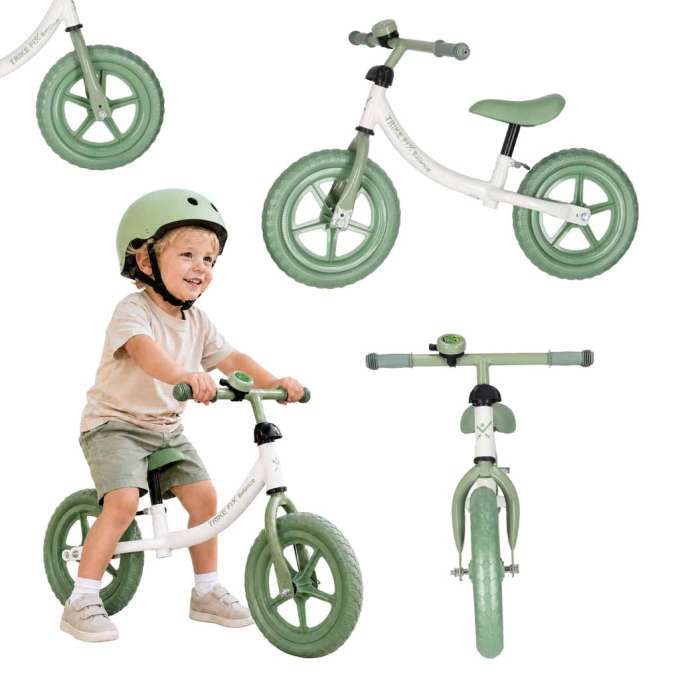 Trike Fix Balance cross-country bicycle with bell green