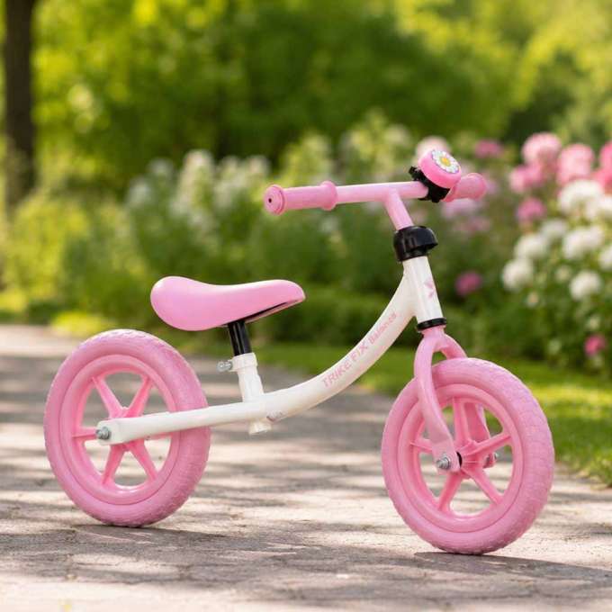 Trike Fix Balance cross-country bicycle with bell pink