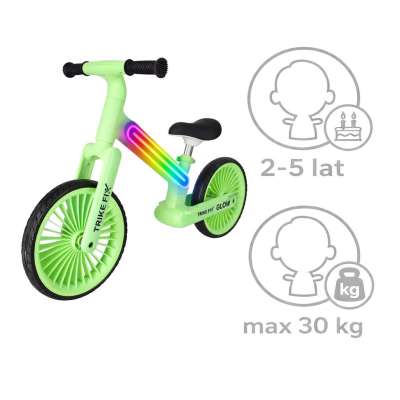 Trike Fix Glow cross-country bike LED neon green