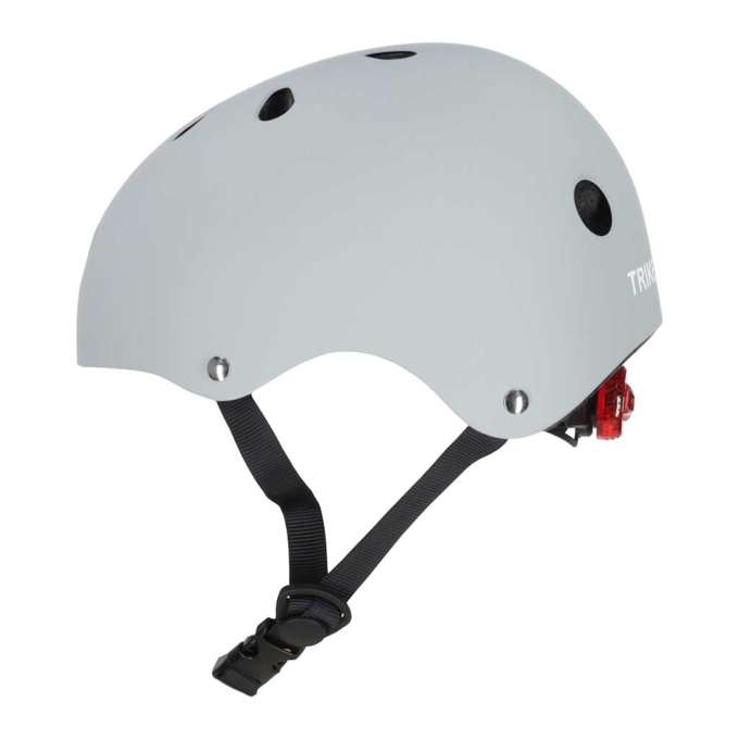 Trike Fix children's bike helmet adjustable LED M 55-58cm dark grey