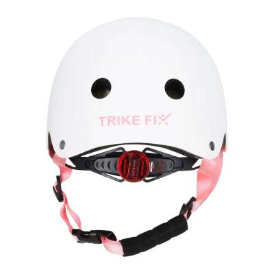 Trike Fix children's bike helmet adjustable LED S 48-54cm white