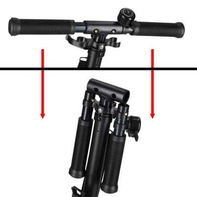 Trike Fix city scooter foldable 200mm wheels grey
