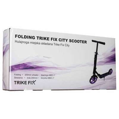 Trike Fix city scooter foldable 200mm wheels purple