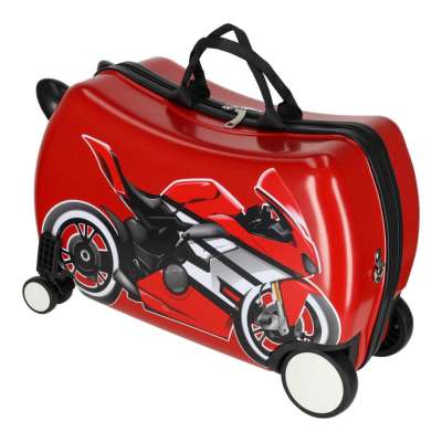 Walizka podróżna dla dzieci na kółkach bagaż podręczny motor
