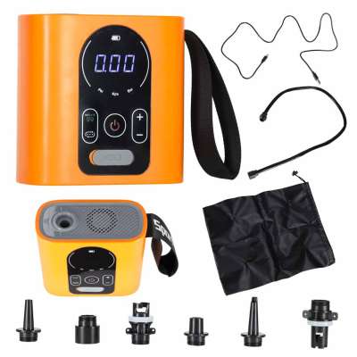 Wireless electric pump with rechargeable battery for SUP board Replaceable USB tips