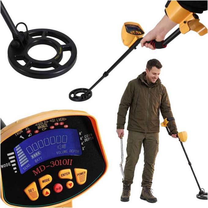 Wykrywacz metali detektor metalu LCD MD3010