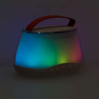 Zestaw do karaoke głośnik Bluetooth LED RGB 2 mikrofony USB