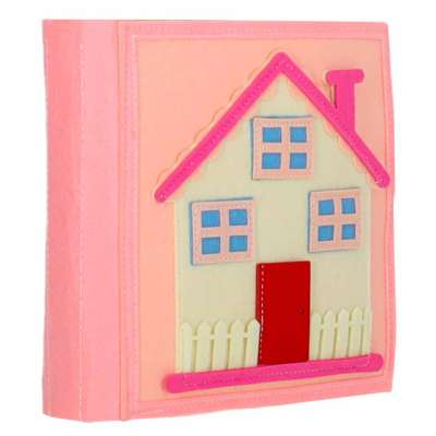 3D Felt Sensory Educational Activity Book with Moving Parts A House