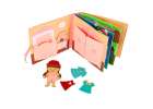 3D Felt Sensory Educational Activity Book with Moving Parts A House 8