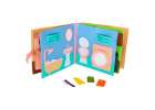 3D Felt Sensory Educational Activity Book with Moving Parts A House 9