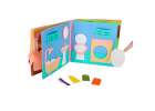 3D Felt Sensory Educational Activity Book with Moving Parts A House 10