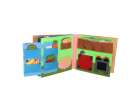 3D Felt Sensory Educational Activity Book with Moving Parts A House 13