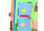 3D Felt Sensory Educational Activity Book with Moving Parts A House 14