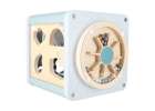 5-in-1 Wooden Educational Manipulative Motor Skills Cube Blue 3