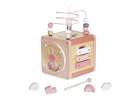 5-in-1 Wooden Educational Manipulative Motor Skills Cube pink 1
