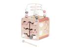 5-in-1 Wooden Educational Manipulative Motor Skills Cube pink 2