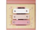 5-in-1 Wooden Educational Manipulative Motor Skills Cube pink 5