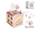 5-in-1 Wooden Educational Manipulative Motor Skills Cube pink 1