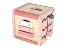 5-in-1 Wooden Educational Manipulative Motor Skills Cube pink 2