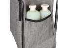 6-Wheel Shopping Trolley with Insulated Pocket 95 cm Gray 7