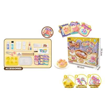 6-in-1 Squishy Making Kit Squishies Molds Decorations Creative Set